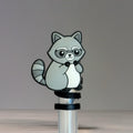 Raccoon Straw Topper