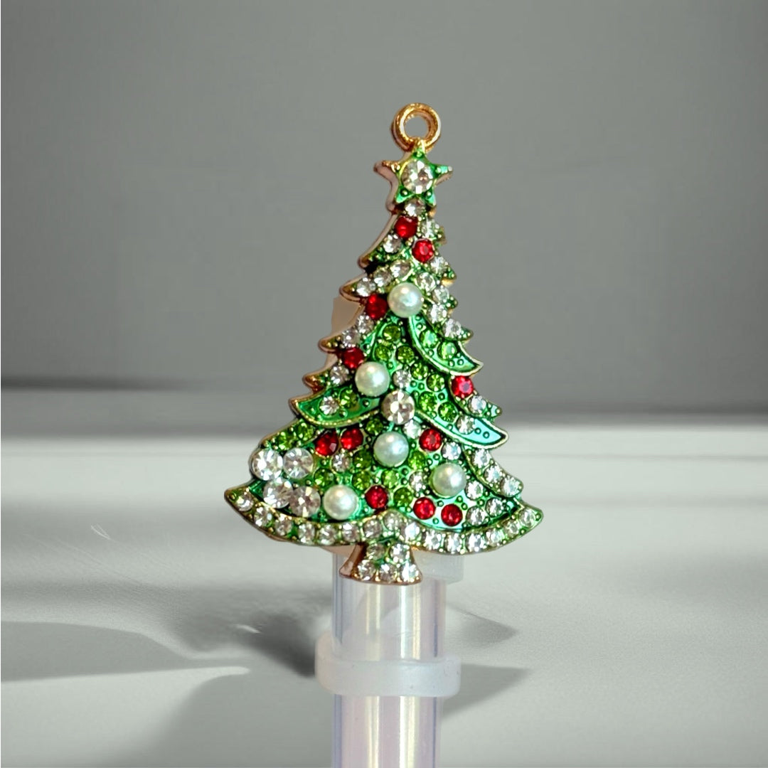 Christmas Tree Deluxe Straw Topper