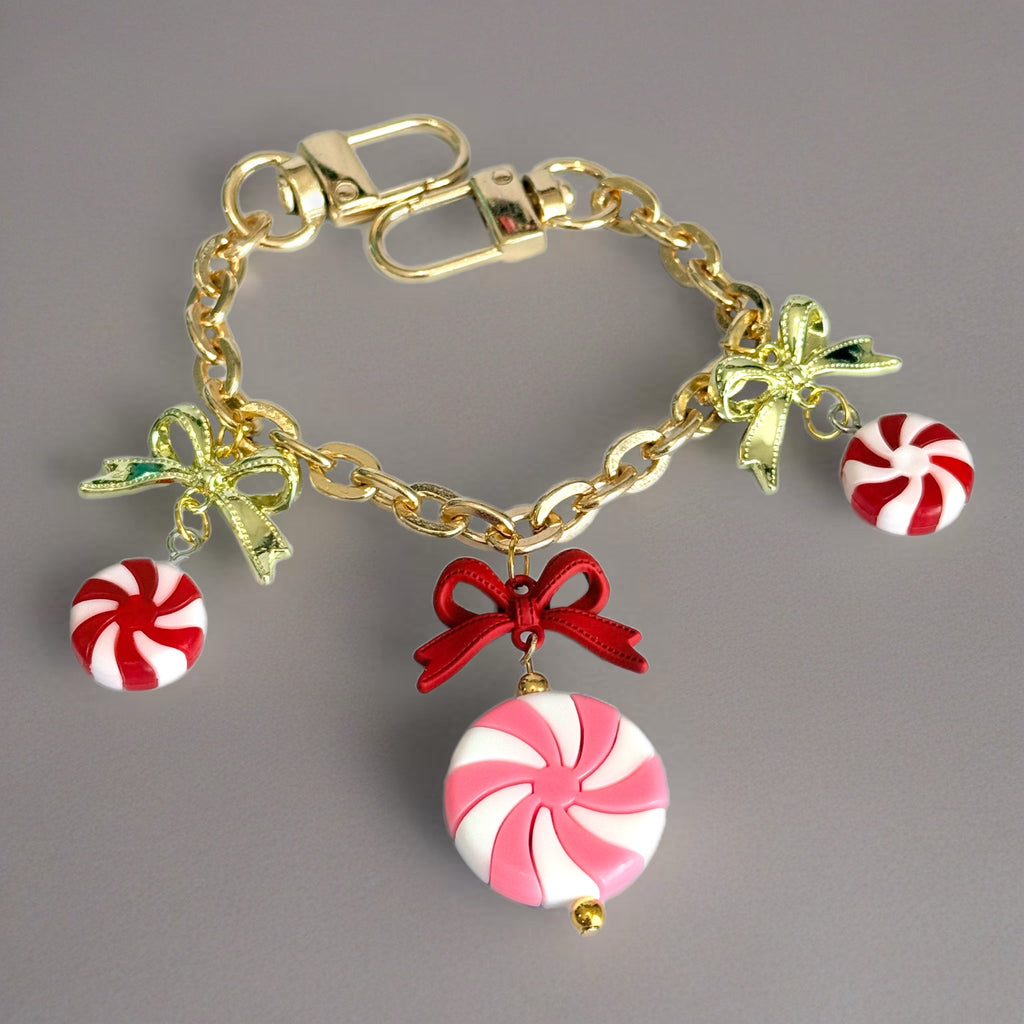 Peppermint Deluxe Tumbler Charm Necklace
