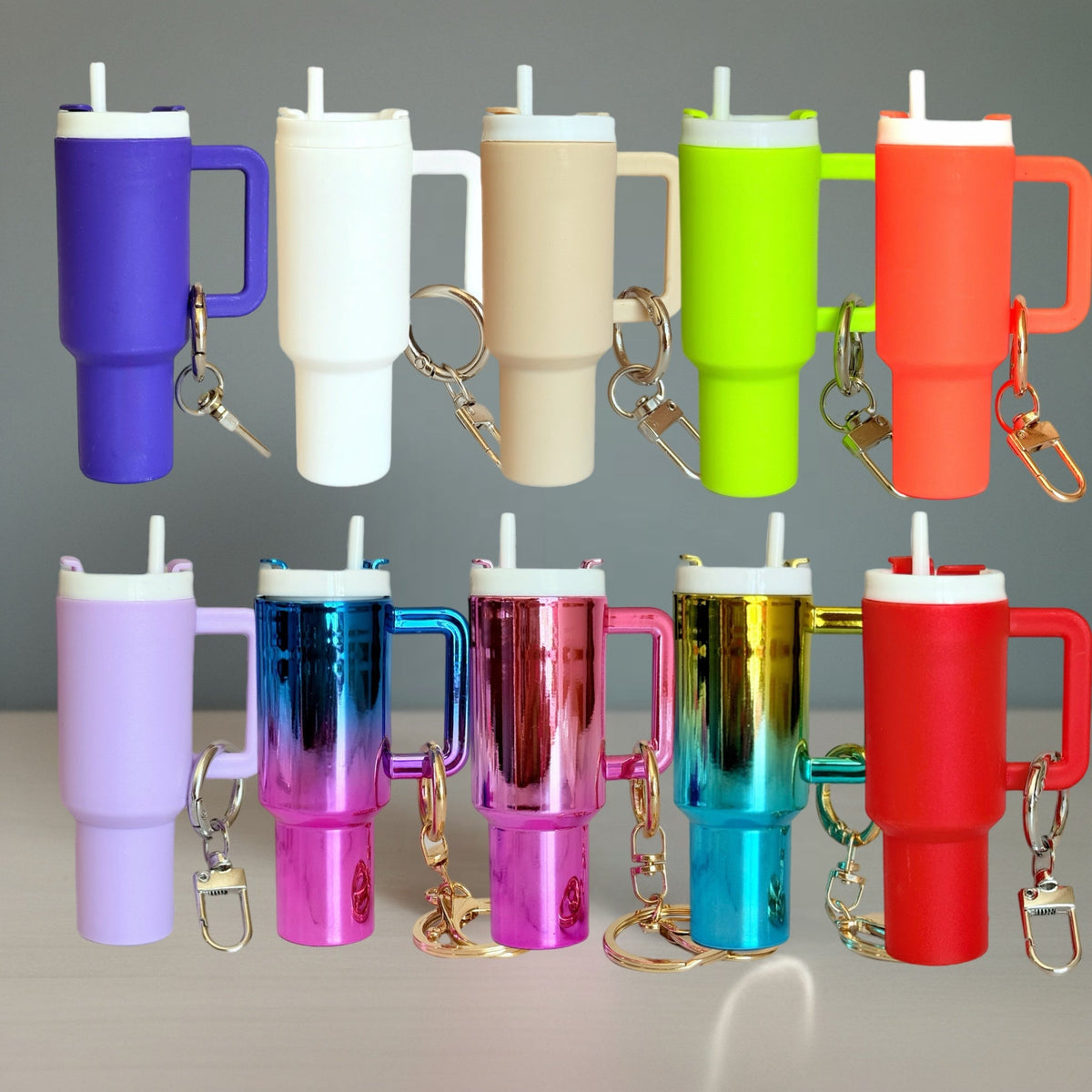 Mini Tumbler Keychain Charm
